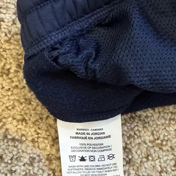 Nike Kids Therma-FIT Open-Hem Athletic Training Pants Large Navy Winter Gym - Picture 9 of 11